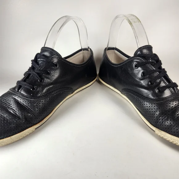 Marc By MARC JACOBS Women’s Sneaker Size 9.5  EU 40 Black Leather Shoe - Picture 6 of 8